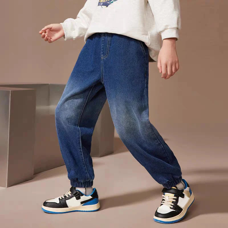 DIIMUU Kids Skinny Jeans Boys Denim Clothing Bottoms Casual Trousers Children Clothes Pants Infant Toddler Garments Jean