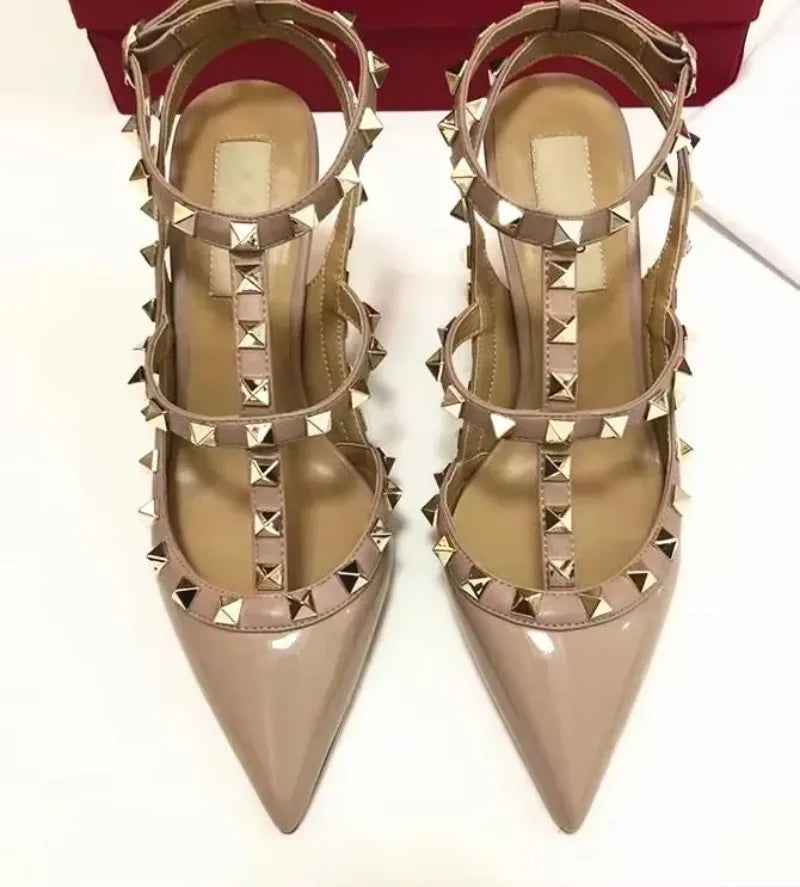 Woman Sandals Super High Heels Wedding Shoes for Women Women Sandals Designer Female Ladies Luxury Sexy Rivets