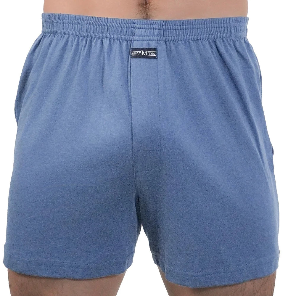 1PC Big Underpants Solid Pajama Bottoms At Home Plus Size Boxers Brief For Men High Waist Allo Pants Cotton Slacks Sleep Bottoms