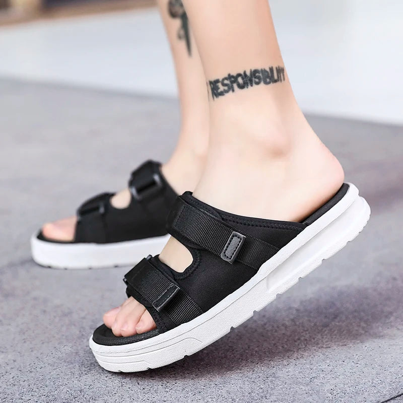 Men's Sandals Flat Sandals Men's Slippers Shoes for Men Wear-resistant Soft and Comfortable Indoor and Outdoor Non-slip Fashion