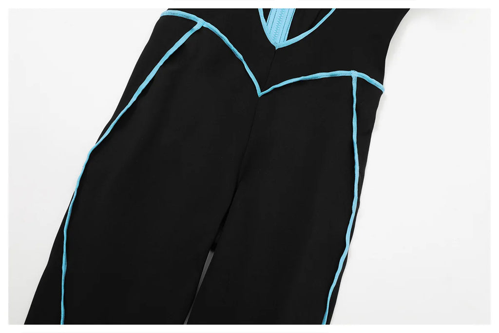 Yoga Jumpsuit Women Bodysuits Fitness Sports Zipper Short Sleeve Yoga Suit Quick Dry Yoga Clothing Gym Push Up Workout Rompers