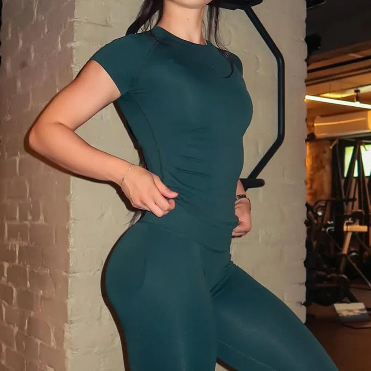 Impacts Short Sleeve Top for Women Workout Gym Crop Top Light Weight Yoga Top Shirt Longline Sports Stretchy Shirts