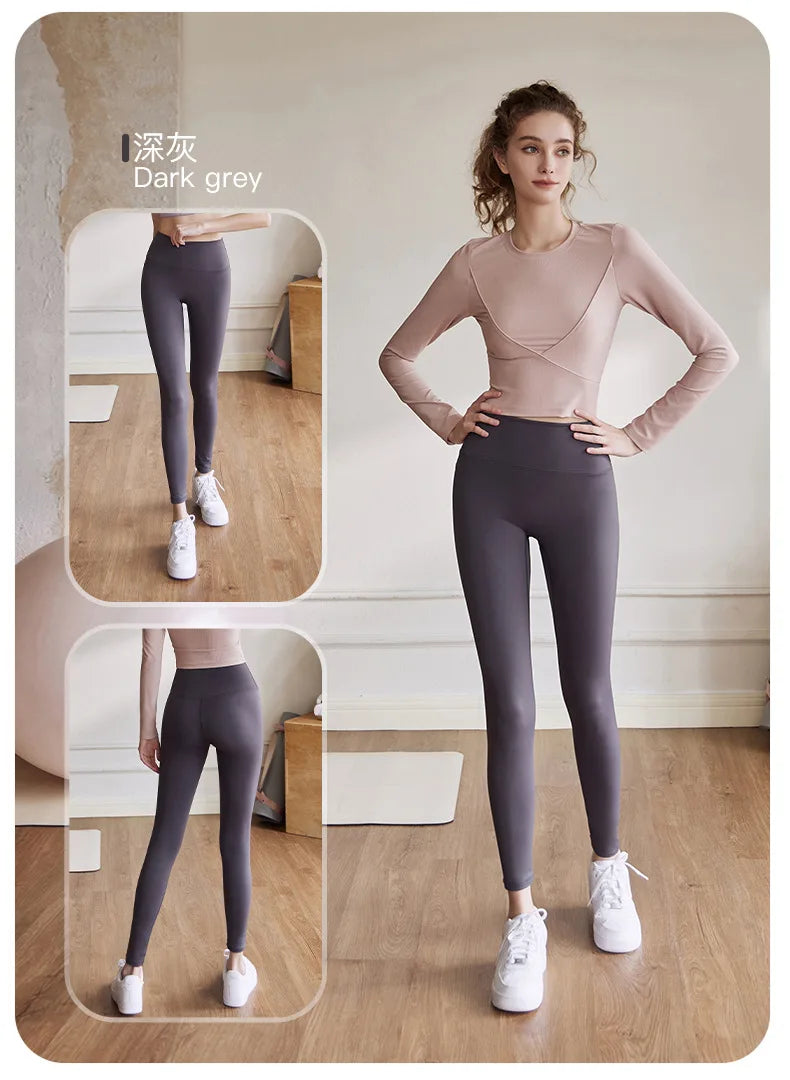 Yoga Pants for Women Summer High Waist Butt Lifting Tummy Control Slim Tight Outdoor Fitness Workout Leggings