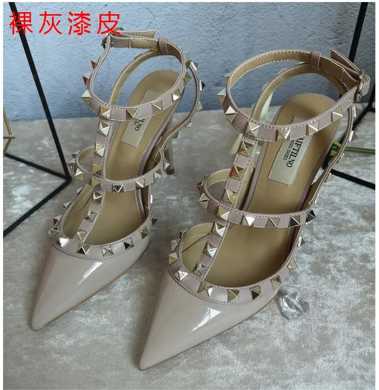 Woman Sandals Super High Heels Wedding Shoes for Women Women Sandals Designer Female Ladies Luxury Sexy Rivets