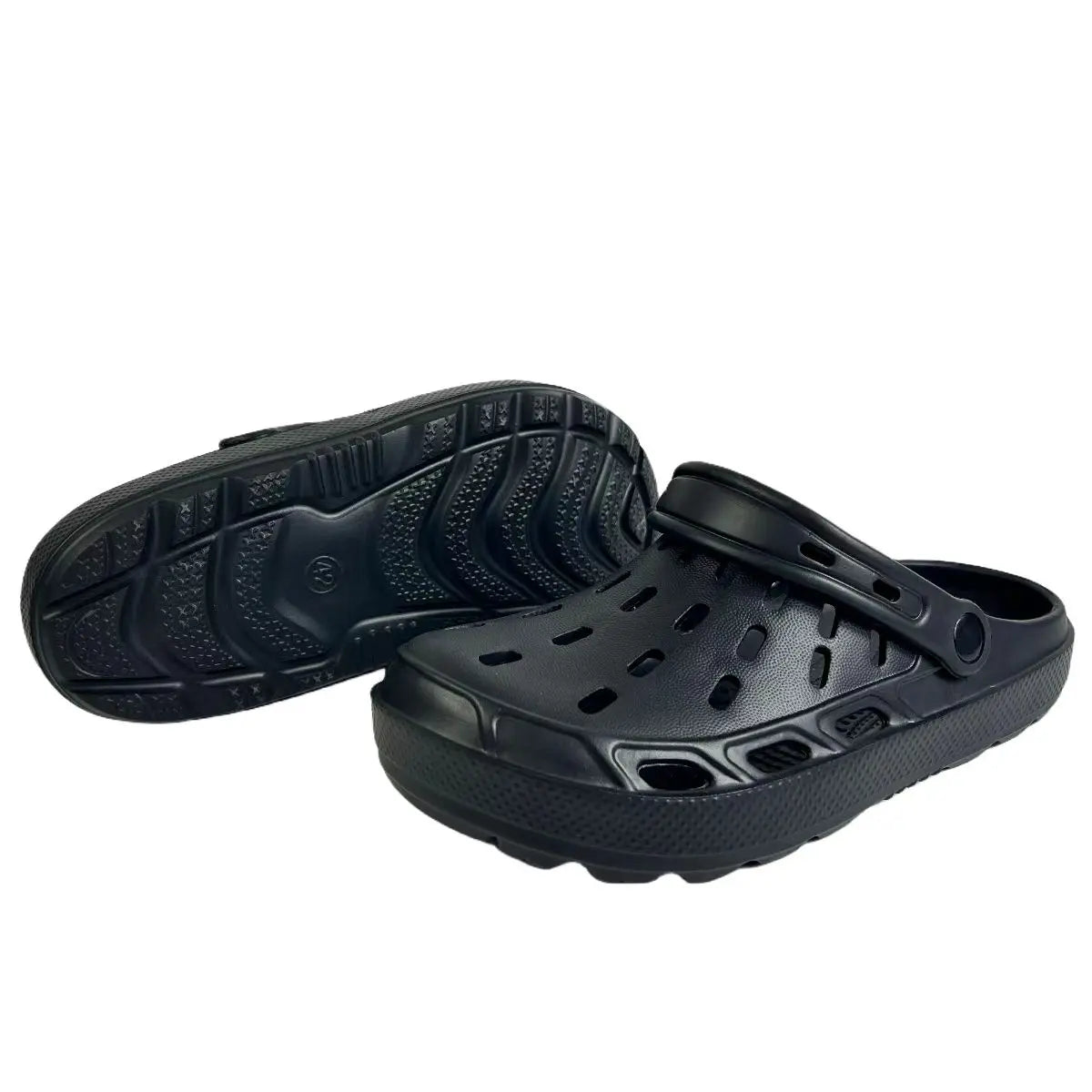 Men's Casual Closed Toe Slide On The Platform EVA Clogs Outdoor Non-slip Hollowed-out Multi-Functional Beach Shoes Boys Sandals