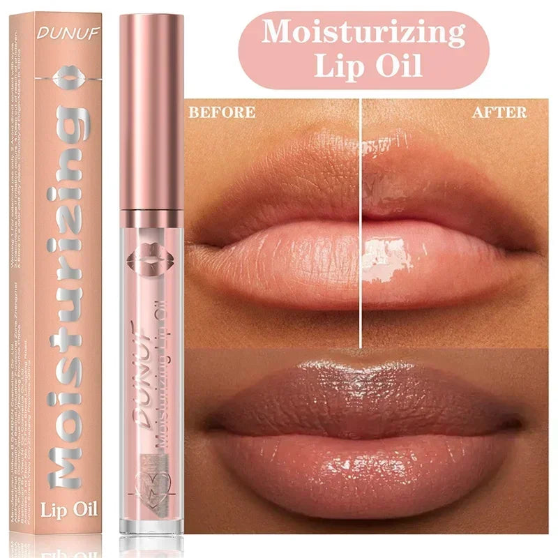 Matte Velvet Lip Gloss Dark Red Brown Lip Glaze Long Lasting Waterproof Liquid Lipstick Natural Moisturizer Transparent Lip Oil