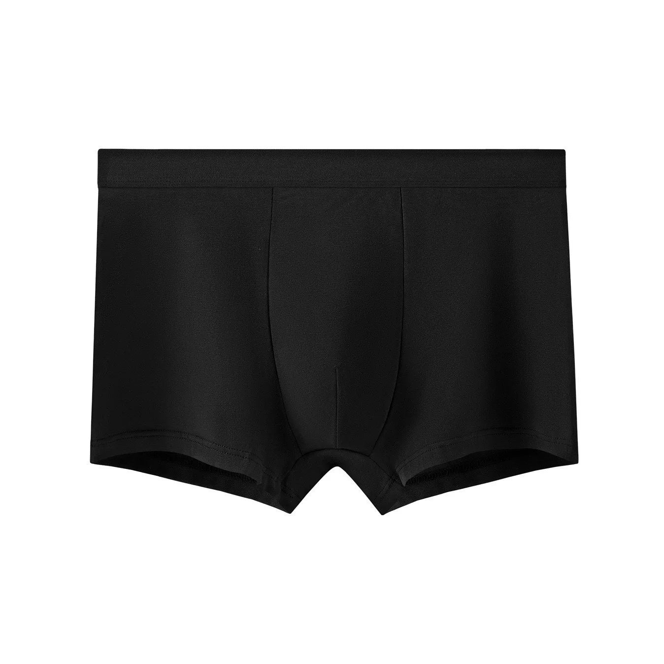 Men's solid color cotton underwear breathable antibacterial men's boxer underwear mid waist men's sports comfortable flat shorts
