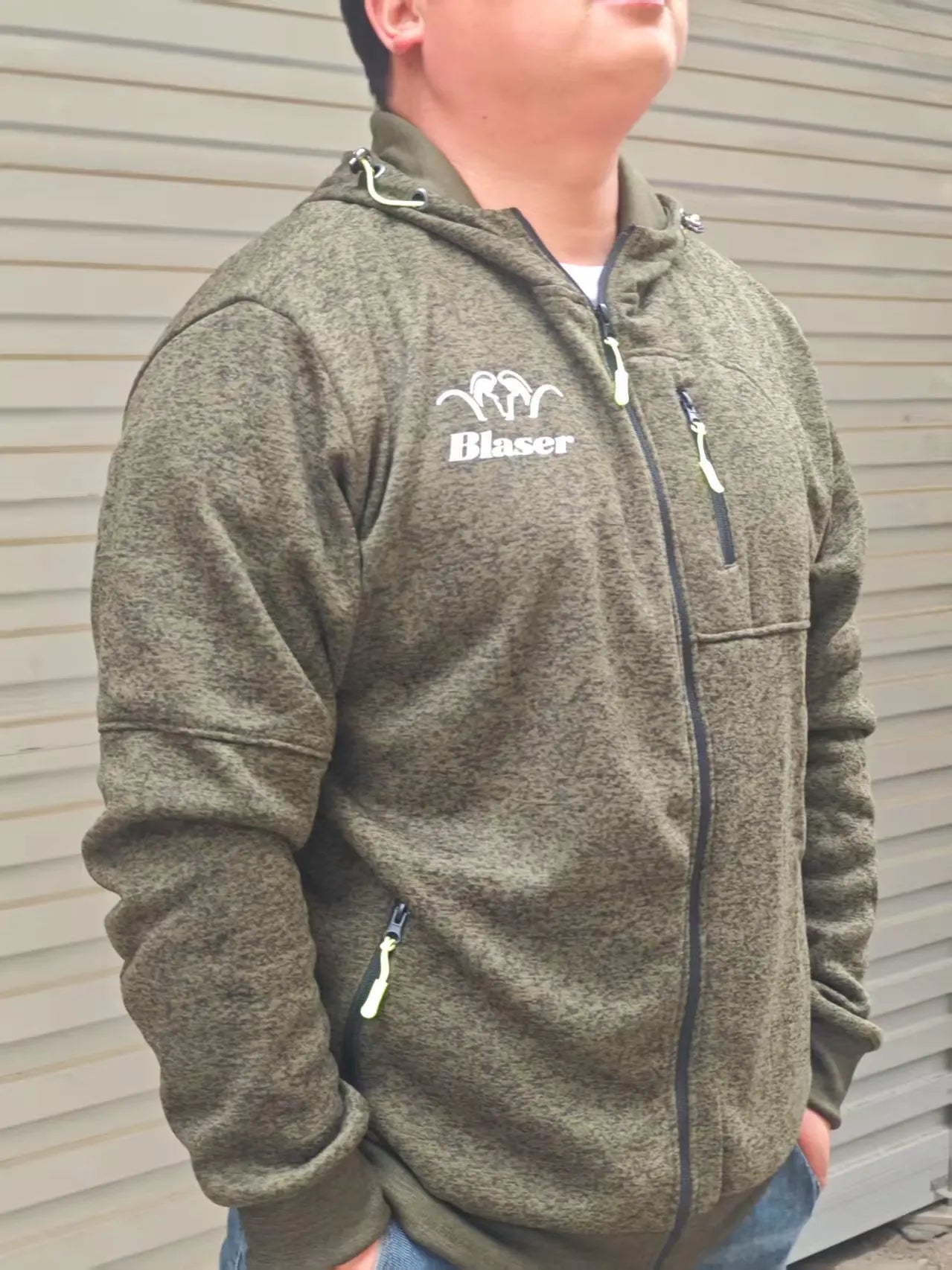 Hunting BENELLI Gun Firearms Logo Men's Sweater Cardigan Hooded Zipper Pocket Jacquard Hoodies Jacket Sports Outdoor Sweatshirts