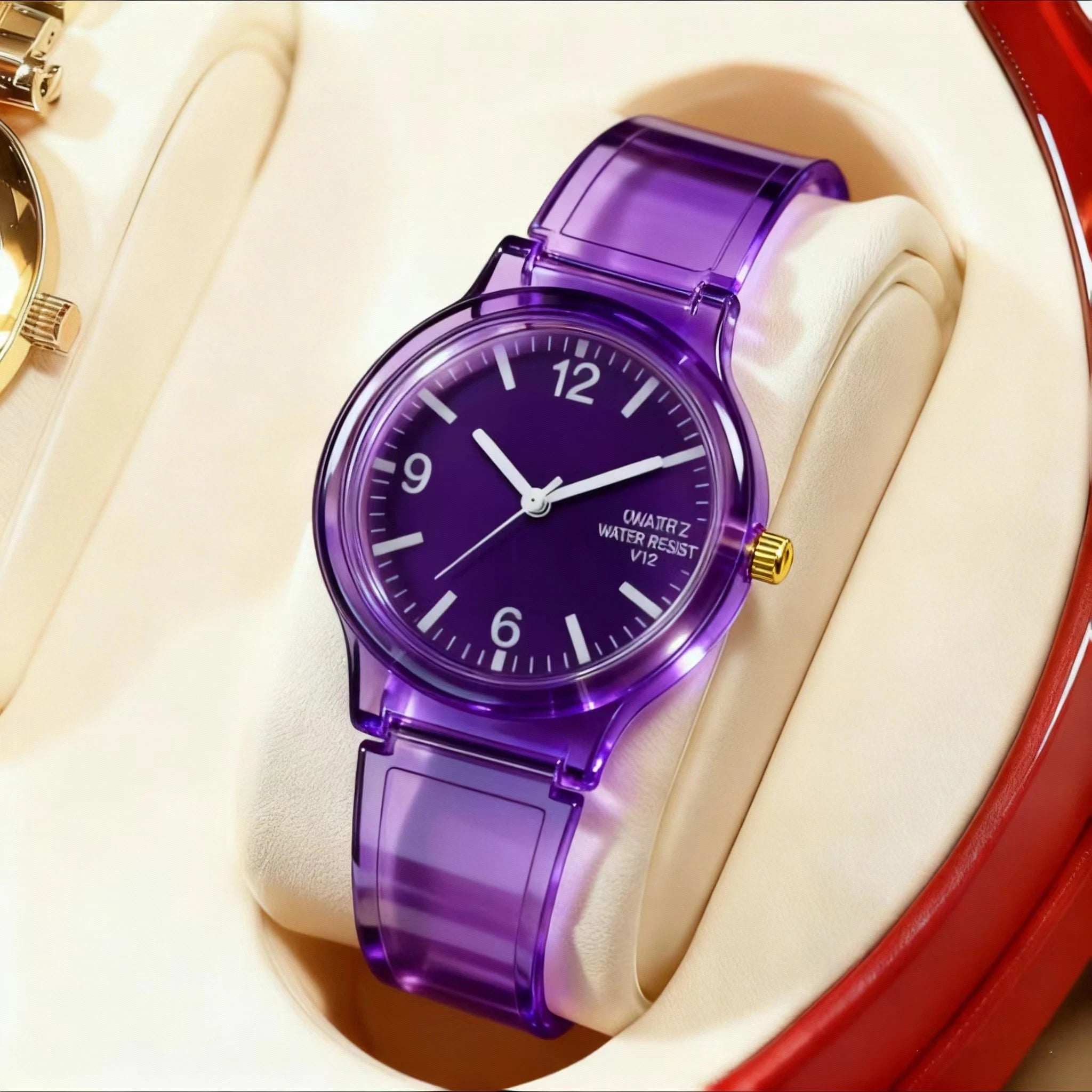 New simple silicone Brand WOKAI Casual Quartz Watch Women Crystal Silicone Watches Relogio Feminino Wrist Watch Hot sale