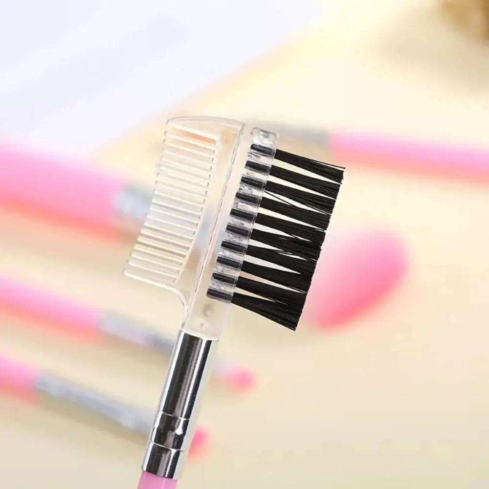 5Pcs Makeup Brushes Sets Portable Mini Cosmetic Brushes Kit Professional Eyeshadow Blush Loose Powder Brushes Beauty Tools