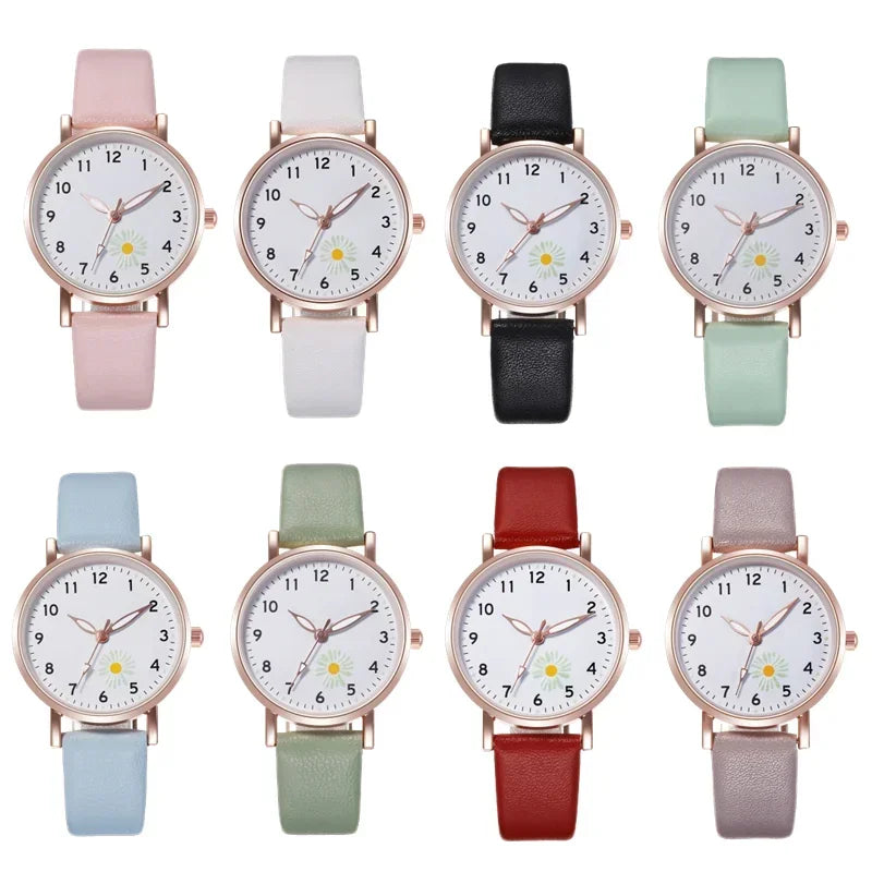 Luminous Watch for Women Girls Simple Trendy Glow in The Dark Watch Cute Fresh School Student Wristwatch Gift