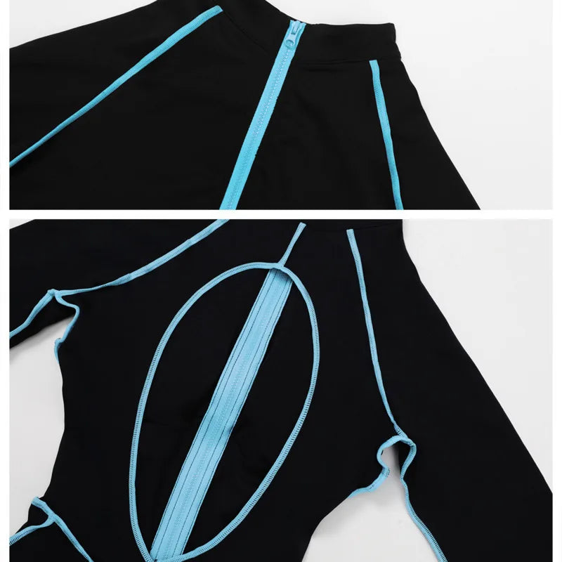 Yoga Jumpsuit Women Bodysuits Fitness Sports Zipper Short Sleeve Yoga Suit Quick Dry Yoga Clothing Gym Push Up Workout Rompers