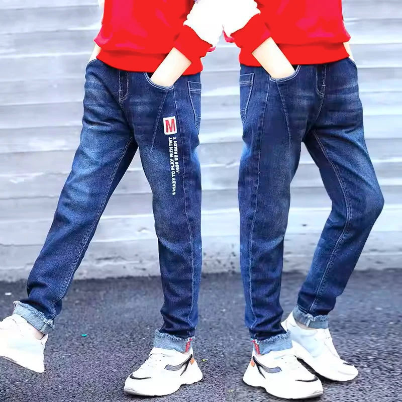 Kids Boys Clothes Skinny Jeans Classic Pants Children Denim Clothing Trend Long Bottoms Baby Boy Casual Trousers
