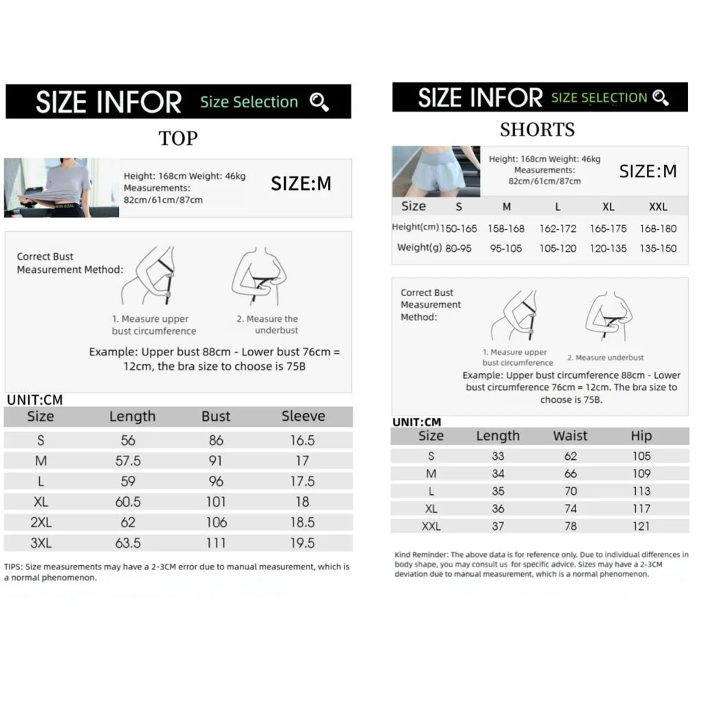 DRUR Women Summer Breathable Short Sports Set Loose Fit Workout Suit for Women 2 Piece Running Tracksuit Sportswear Outfit New