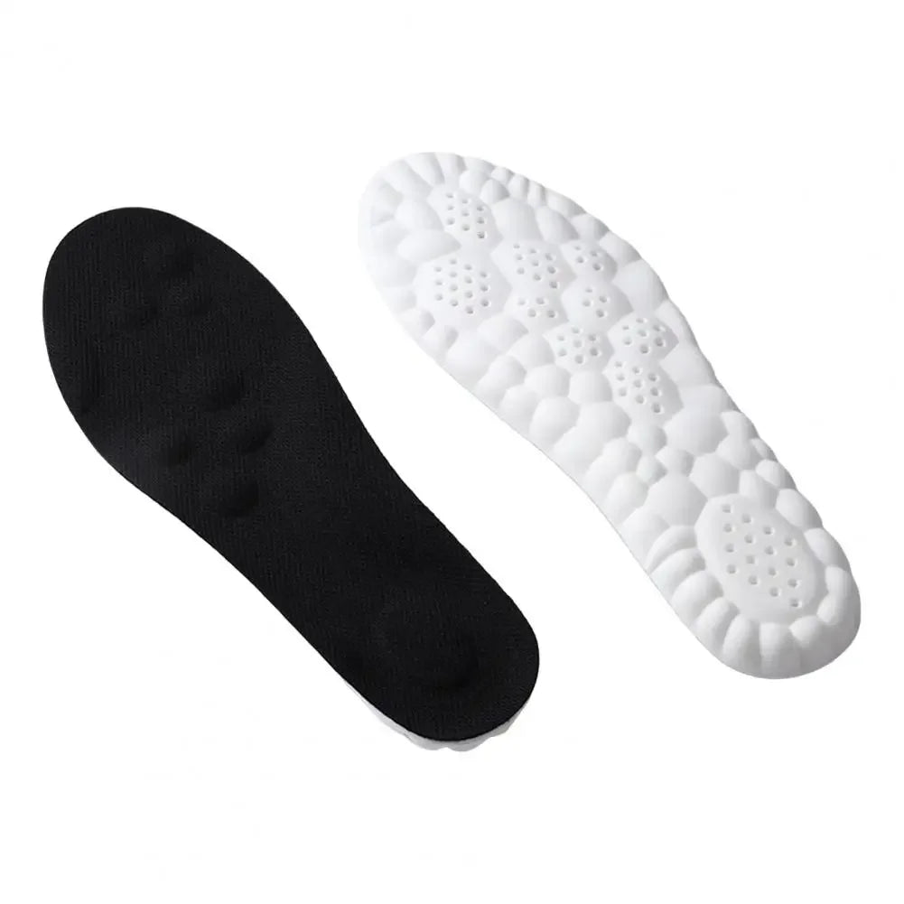 Memory Foam Insoles Cut to Fit Cloud Soles Breathable Inserts with Arch Support Shock-Absorbing Shoe Steppers for Sneakers