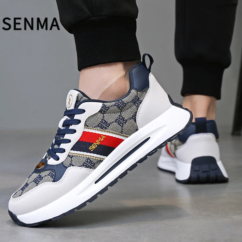 SENMA  Luxury Men's Shoes Men Casual Shoes Men's Skateboard Shoes Retro Platform Sneakers Unisex Women's Sports Shoes Sneakers