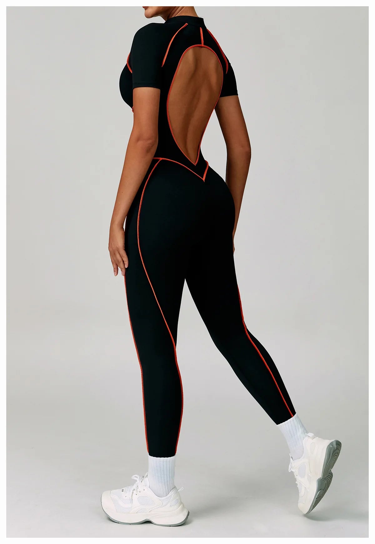 Yoga Jumpsuit Women Bodysuits Fitness Sports Zipper Short Sleeve Yoga Suit Quick Dry Yoga Clothing Gym Push Up Workout Rompers