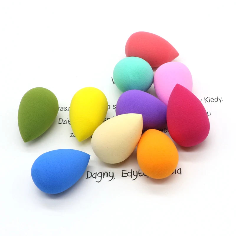 OGEYERO6pcs Mini Makeup Sponge Puff Beauty Egg Sponge for Makeup Concealer Foundation Face Cosmetic Puff Kit Make Up Blender Too