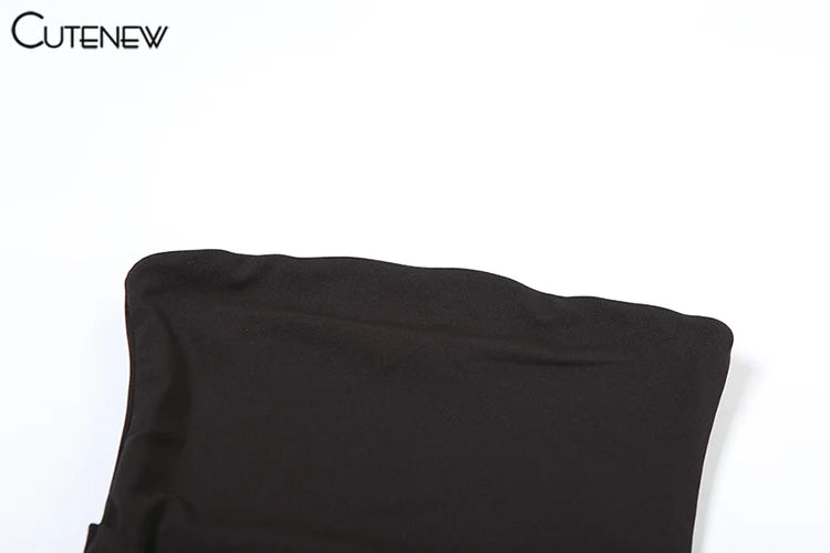 Nibber Floral Solid Mini Dress Women Basic Trend Birthday Party Chic Irregular Strapless Cross Sheath Vestidos Concise Clothing