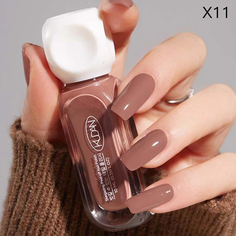 10ml Peel Off Water-Based Starry Nail Polish Fast Drying Long-Lasting Healthy And Brightening Effect No Need Lamp Cure