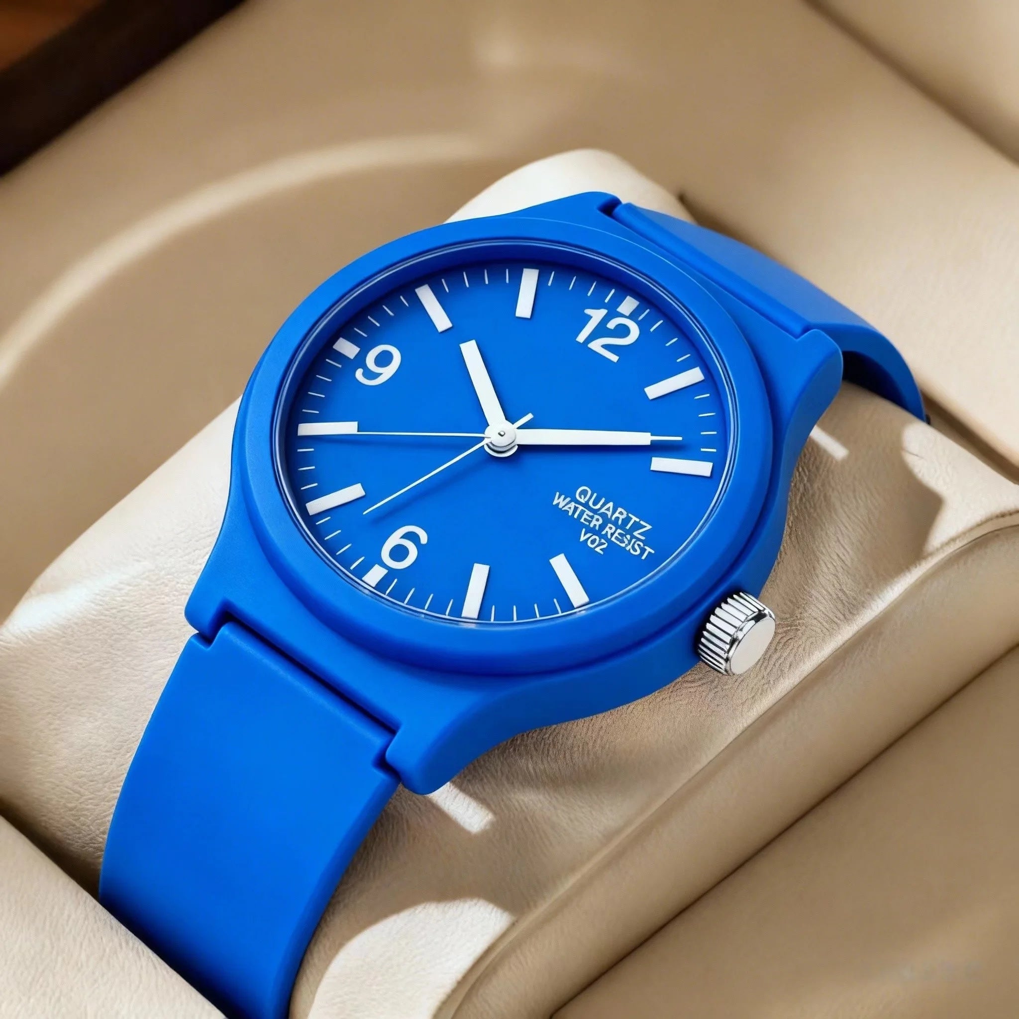 New simple silicone Brand WOKAI Casual Quartz Watch Women Crystal Silicone Watches Relogio Feminino Wrist Watch Hot sale