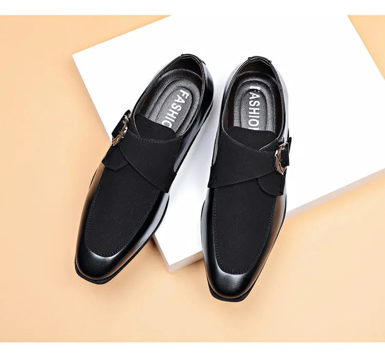 Luxury Dress Shoes for Men designer Business Men Oxford Shoes British Style Pointed Wedding Formal Shoes New Men Fashion Loafers