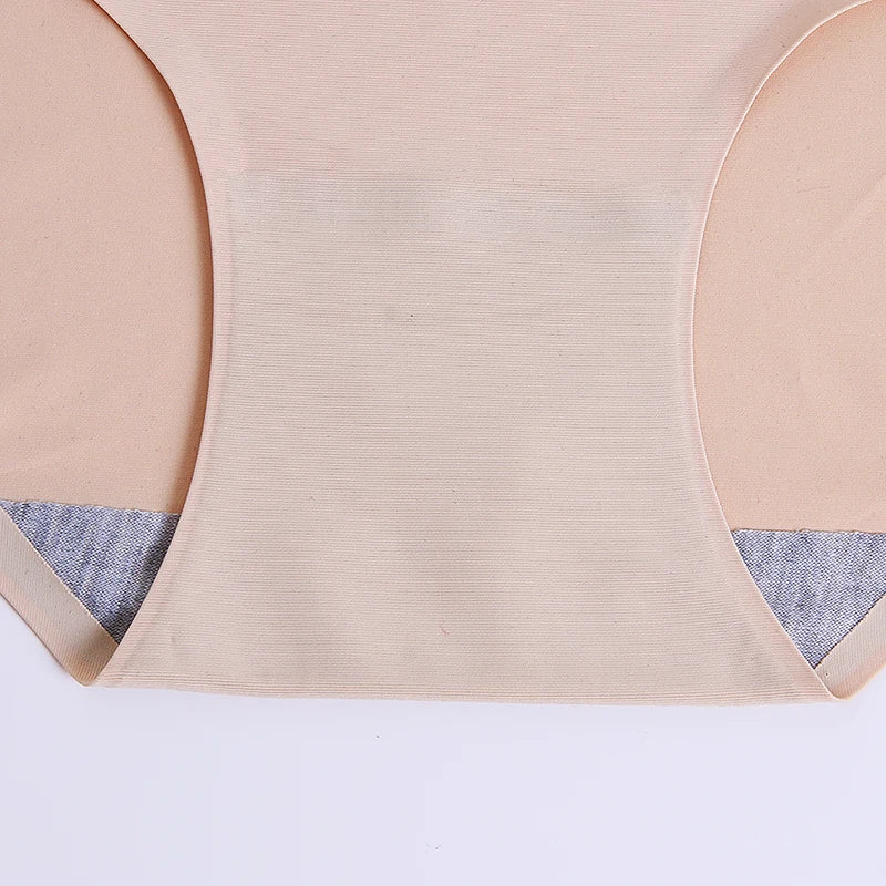 BZEL 6PCS/Set Women's Panties Seamless Female Underwear Plus Size Cozy Briefs Breathable Silk Satin Lingerie Hot Sale Underpants