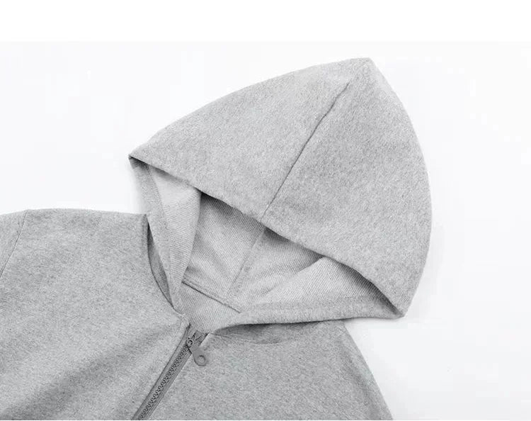 Children's Cardigan Hoodie Zipper Style Sweatshirt Boys Girls3-12Yrs Brand Sports Top Casual Fashion Charming Loose Coat Clothes