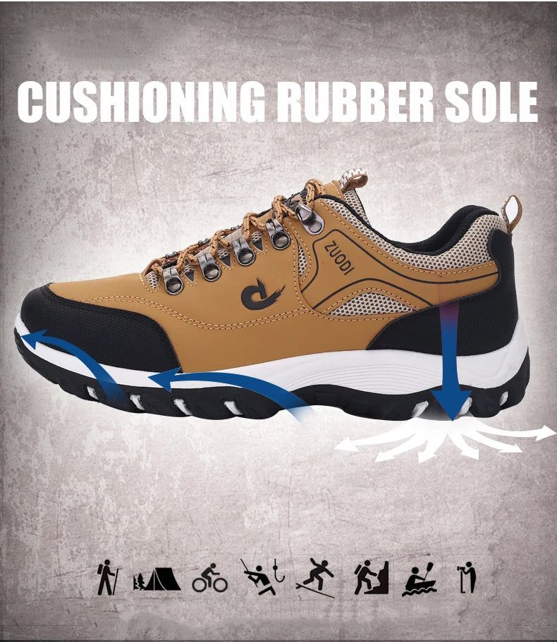 Men Hiking Shoes New Outdoor Casual Sneakers Comfortable Lightweight Shoes for Men Flats Large Sized 48 Walking Sneakers