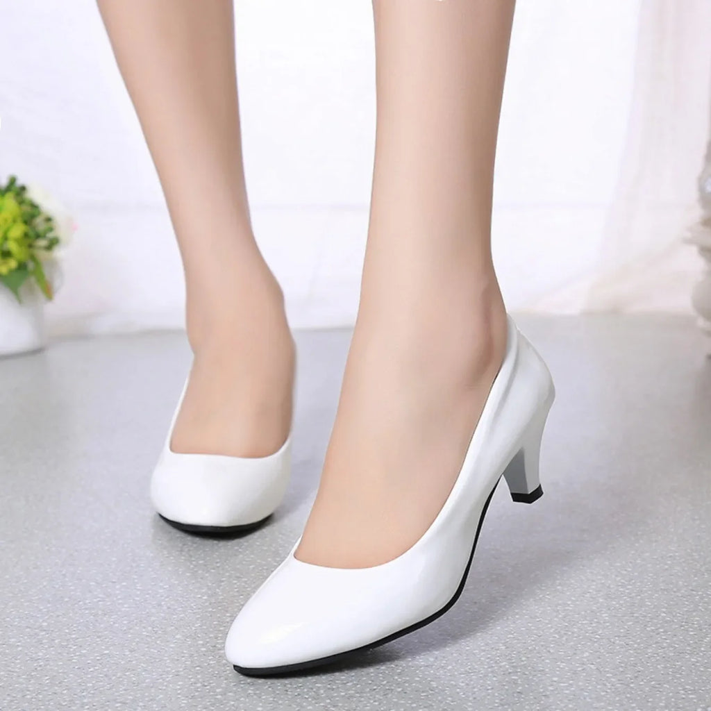 Women Pumps Nude Shallow Mouth Women Shoes New Fashion Office Work Wedding Party Shoes Ladies Low Heel Shoes Summer Heels Woeman