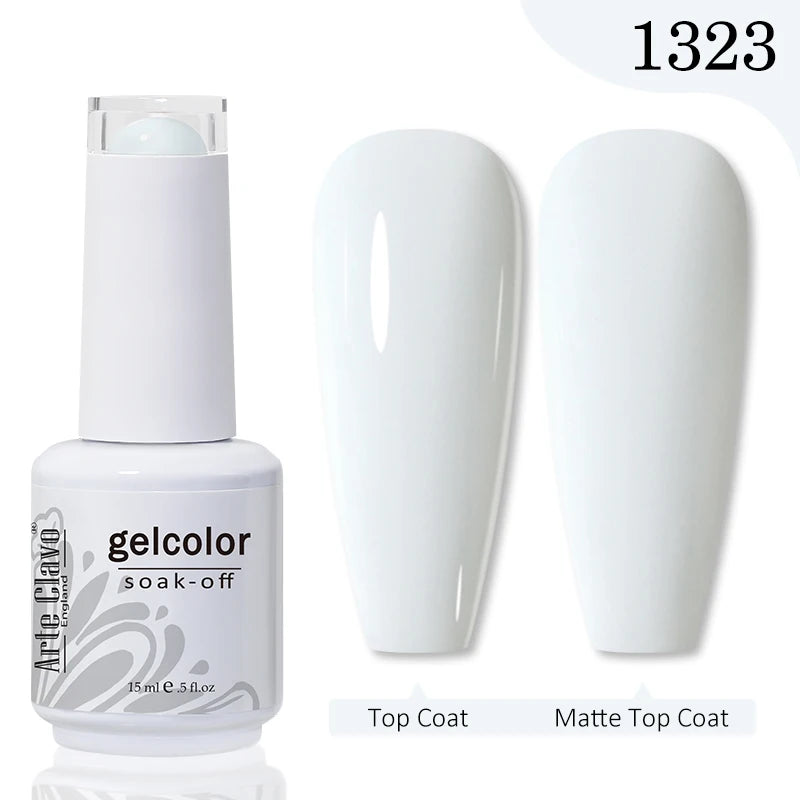 Arte Clavo 15ml Rose Red Pink Color Gel Nail Polish Autumn Winter Hot Sale Long Lasting Soak Off For Manicure Nail Art Gel