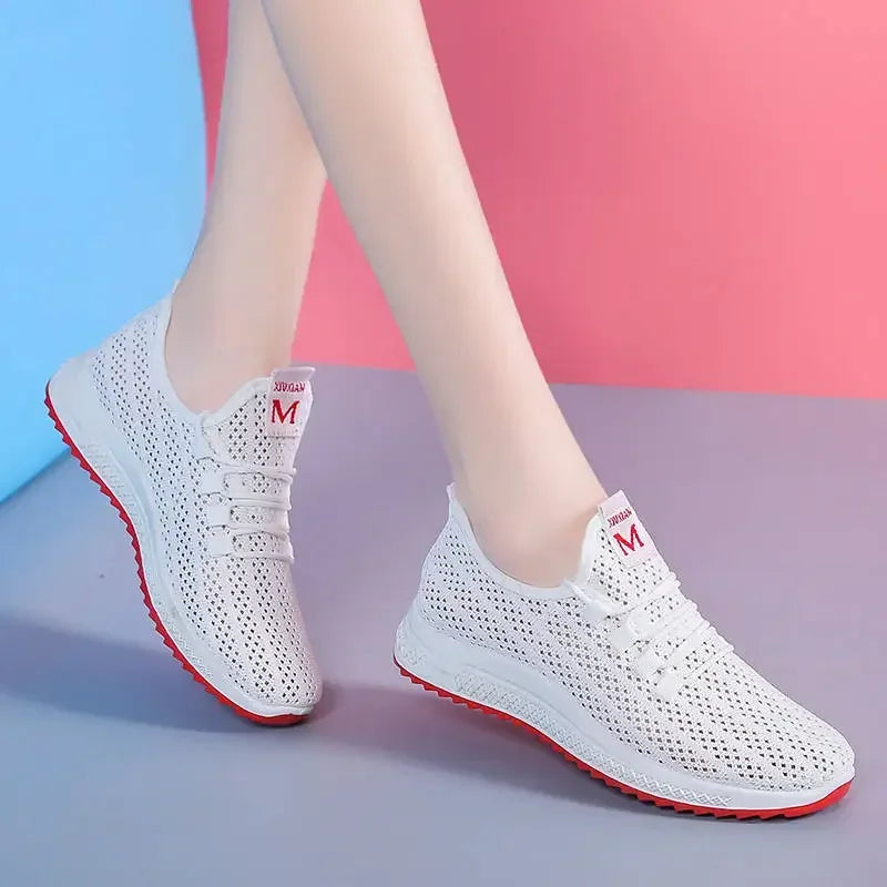 Basket Femme 2025 Hot Sale Summer Women's Vulcanize Shoes Sneakers Young Lady All Match White Black Footwears Zapatos De Mujer