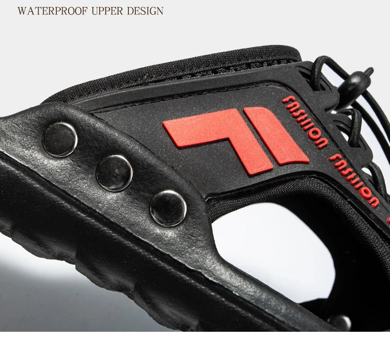 2024 New Men's Sandals Fashion Designer Soft Men's Slippers Outdoor Breathable Beach Shoes Anti-slip Comfortable Men Flip flops