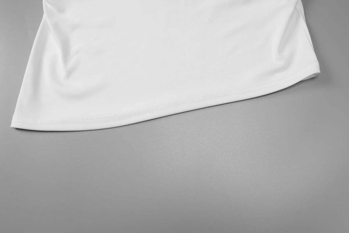 Dulzura Inclined Shoulder Long Sleeve Ruched Slim Irregular Mini Dress Women'S Solid Sexy Casual Dress Party Club Autumn Clothes