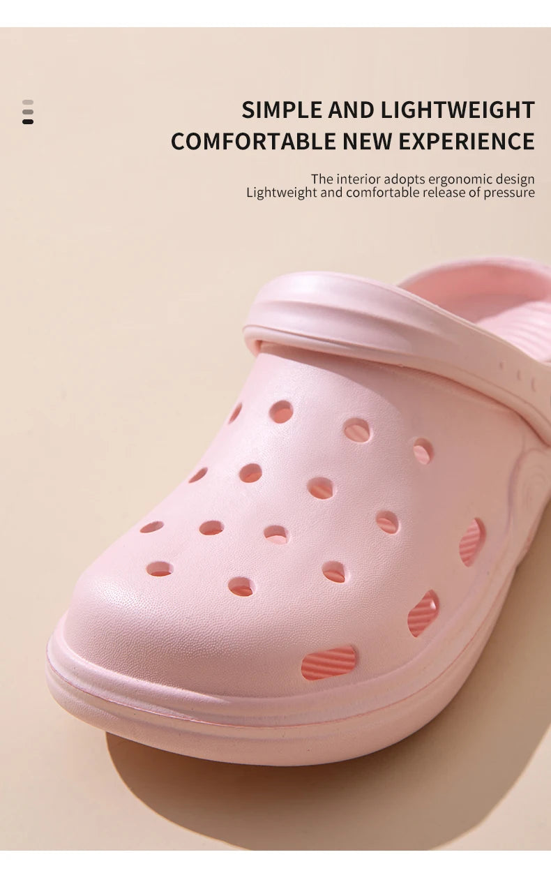 Cave shoes for women  new summer home decor  EVA anti slip beach wearing outdoor sandals women's garden shoes