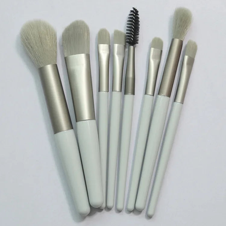 8Pcs Portable Makeup Brush Eyeshadow Foundation Blending Make up Soft Fluffy Cosmetics Concealer Makeup Brush Make Up Supplies