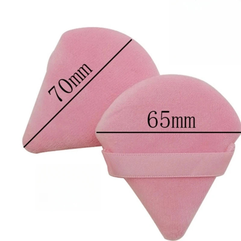 Triangle Powder Puff Soft Makeup Sponge for Face Make Up Eyes Contouring Shadow Cosmetic Washable Mini Velvet Foundation Puff