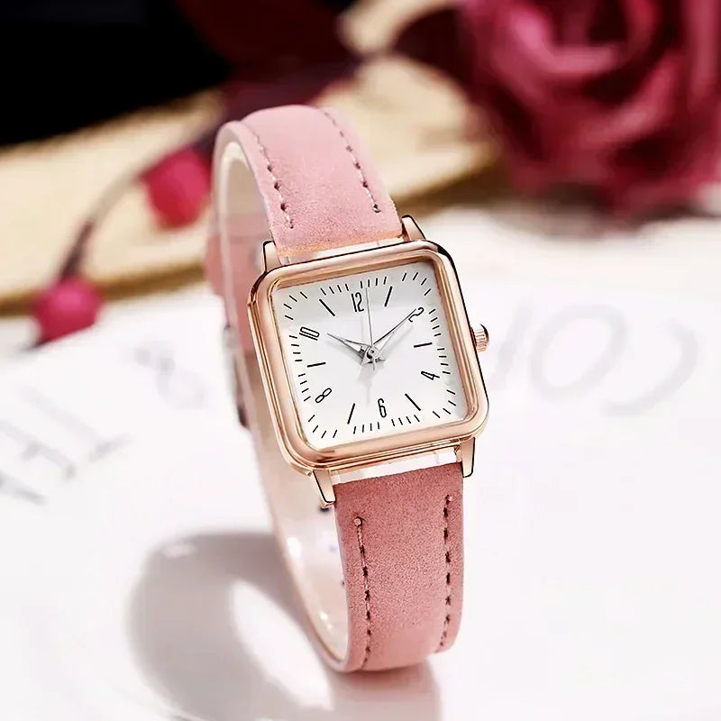 2024 Women Watches Luminous Leather Strap Digital Wristwatches Ladies Quartz Watch Casual Clock Gift Dress Reloj Mujer 여자시계명품