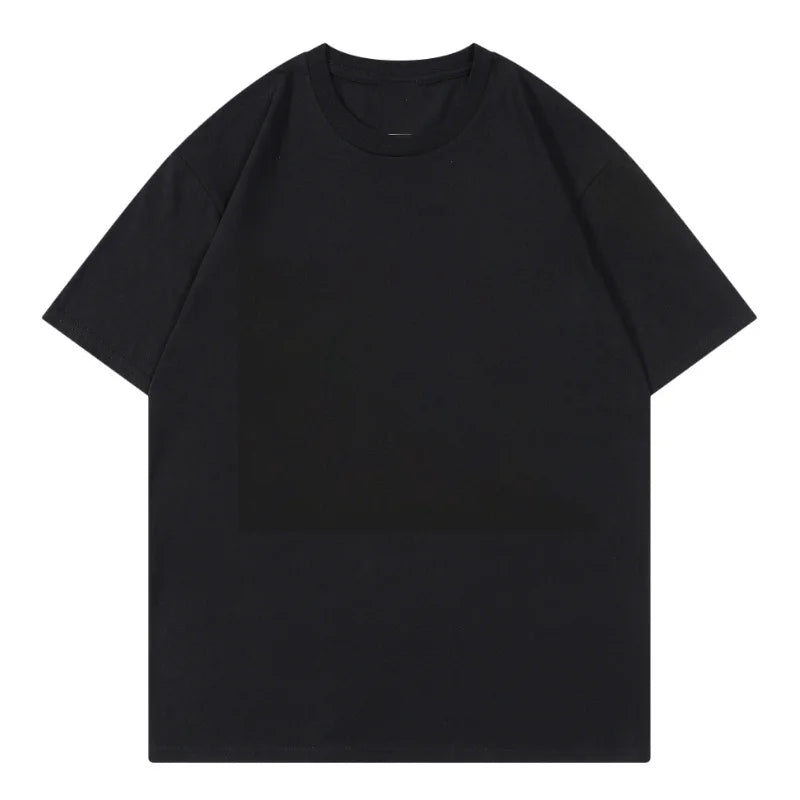 Premium Quality Organic 100% Cotton Mens Solid T-shirts Regular Cotton Men's T-Shirt Solid Color Casual Crew Neck Unisex Summer