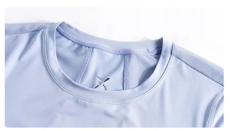 DRUR Women Summer Breathable Short Sports Set Loose Fit Workout Suit for Women 2 Piece Running Tracksuit Sportswear Outfit New