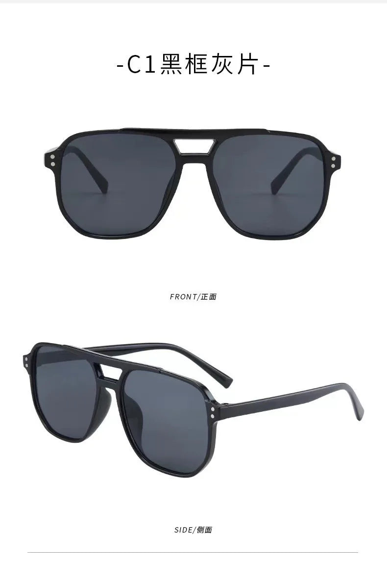 Luxury Brand Square Sunglasses Women Men Fashion Classic Sun Glasses Female Male Designer Mirror Outdoors Travel Shades Очки
