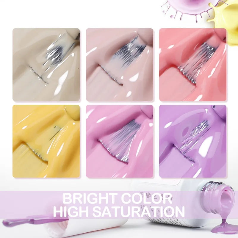 Arte Clavo 15ml Rose Red Pink Color Gel Nail Polish Autumn Winter Hot Sale Long Lasting Soak Off For Manicure Nail Art Gel