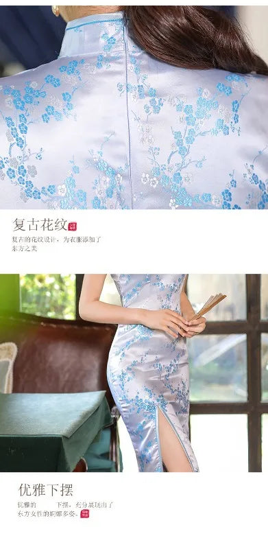 Fashion Clothes Party Vintage Casual Summer Elegant Traditional Chinese Clothing Cheongsams Chinese Dress Qipao Ethnic Style