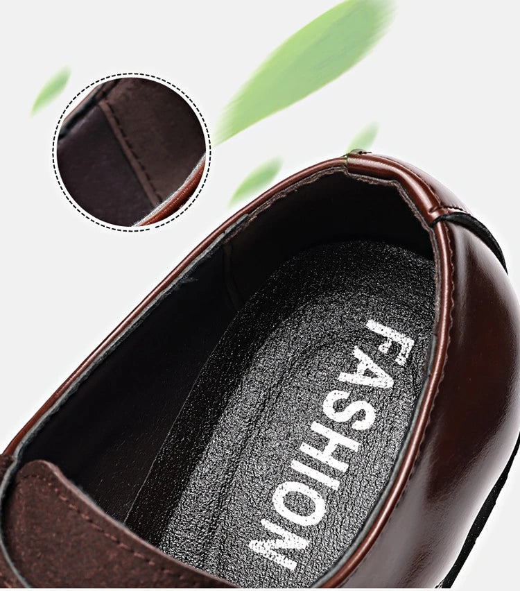 Luxury Dress Shoes for Men designer Business Men Oxford Shoes British Style Pointed Wedding Formal Shoes New Men Fashion Loafers