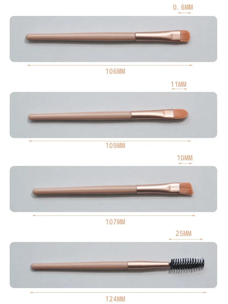 8Pcs Portable Makeup Brush Eyeshadow Foundation Blending Make up Soft Fluffy Cosmetics Concealer Makeup Brush Make Up Supplies