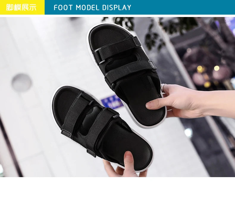 Men's Sandals Flat Sandals Men's Slippers Shoes for Men Wear-resistant Soft and Comfortable Indoor and Outdoor Non-slip Fashion