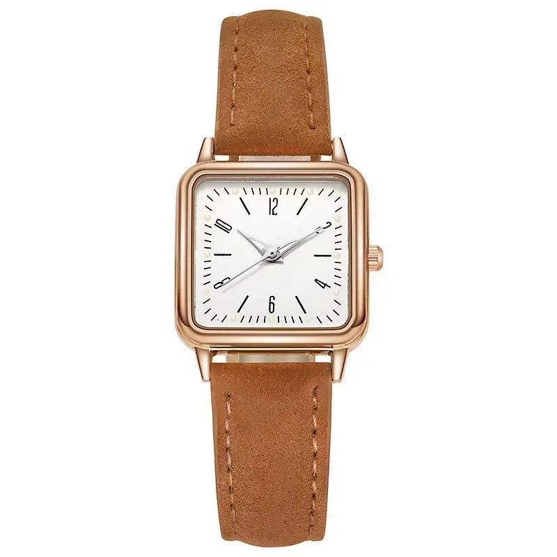 2024 Women Watches Luminous Leather Strap Digital Wristwatches Ladies Quartz Watch Casual Clock Gift Dress Reloj Mujer 여자시계명품