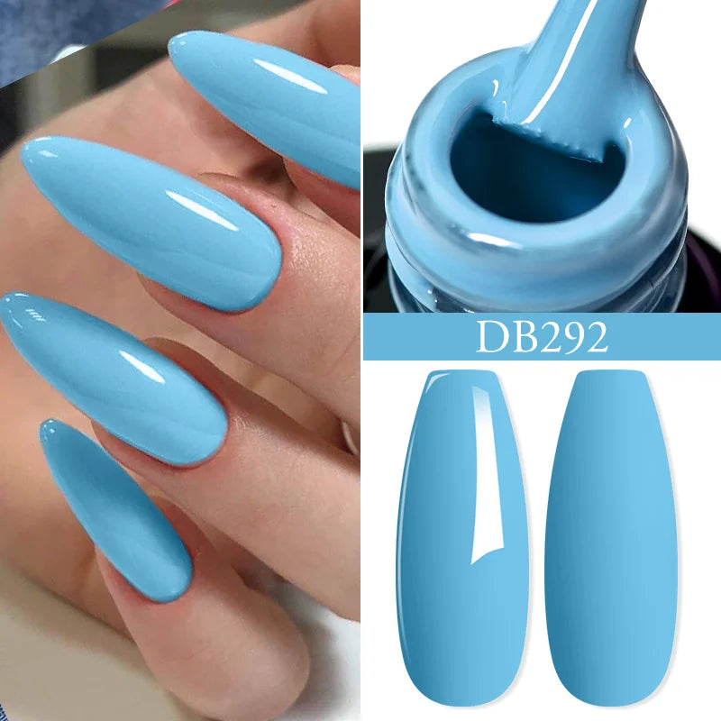 Mtssii 6ML Chocolate Color Gel Nail Polish Brown Semi Permanent UV Gel Autumn Winter Popular Soak Off Nail Art Gel Varnishes