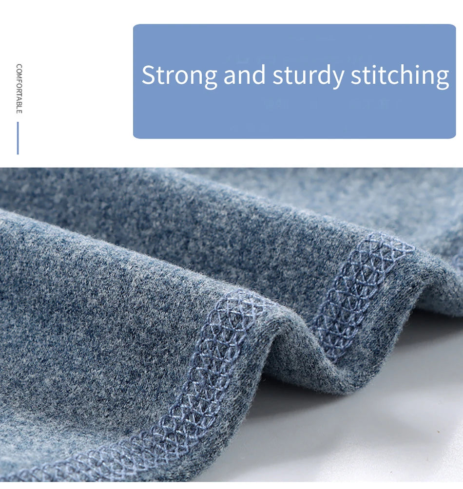 Children Fleece-lined Pants for Teenager Boys Girls Warm and Cozy Elastic Winter Bottoms Clothes Suitable for Autumn and Winter