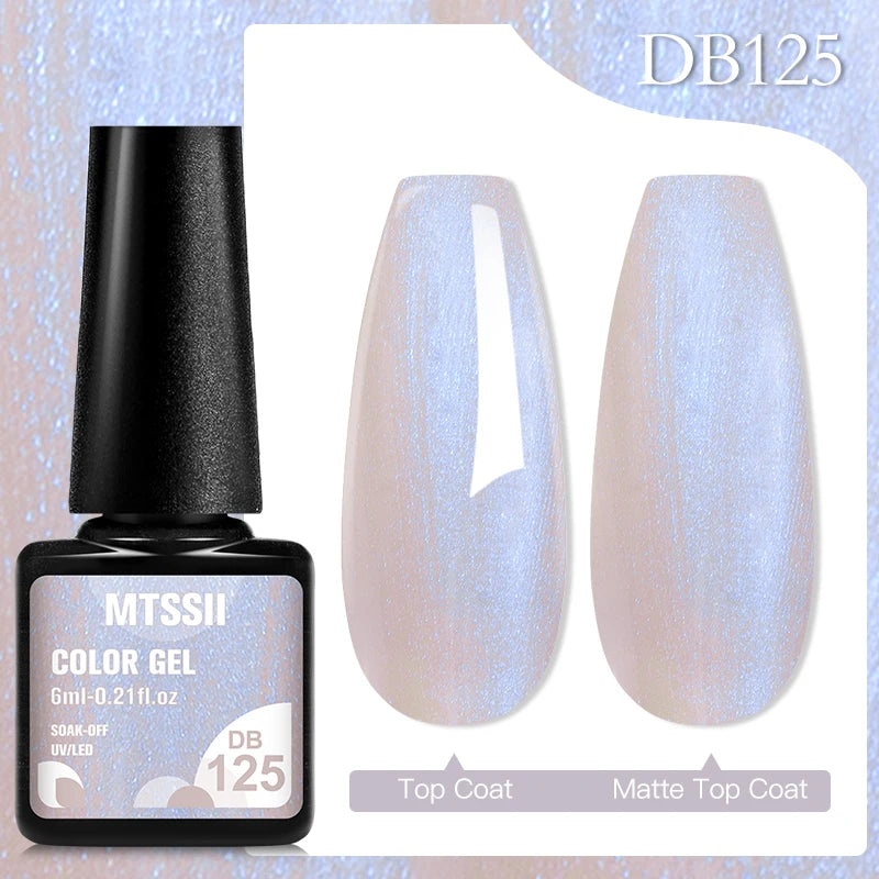 Mtssii 6ML Chocolate Color Gel Nail Polish Brown Semi Permanent UV Gel Autumn Winter Popular Soak Off Nail Art Gel Varnishes